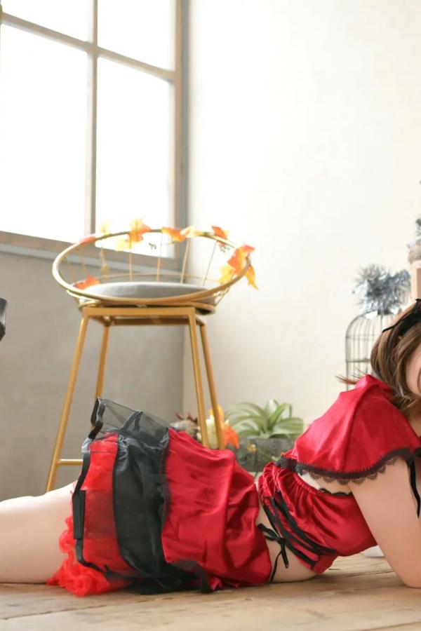    [LOVEPOP] Saki Sakurai 桜井紗稀 Photoset 01 红色小魔女角色扮演性感美胸写真第64张图片