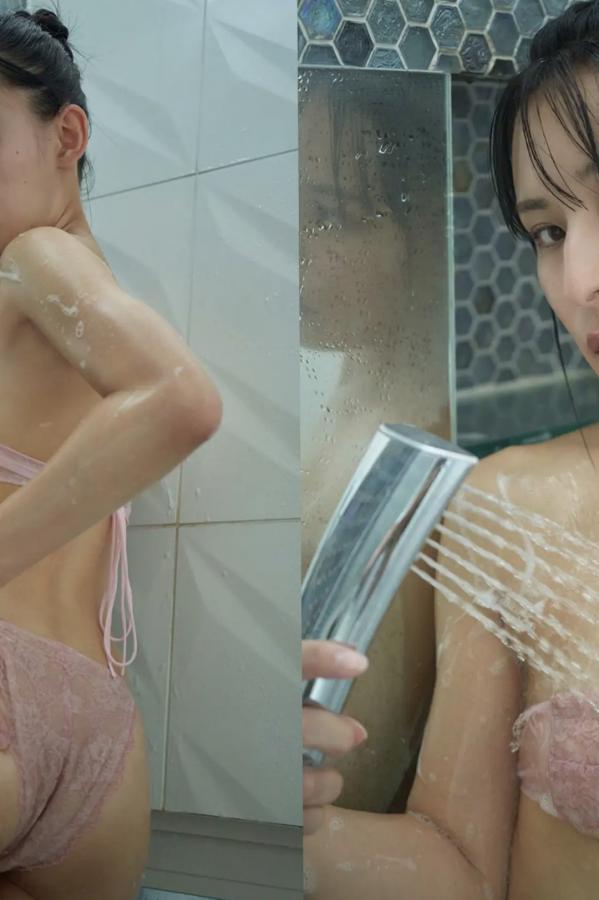   《皆川彩月 - Japanese Beauty》室内私房性感写真 高叉泳衣与微型比基尼极致诱惑第51张图片