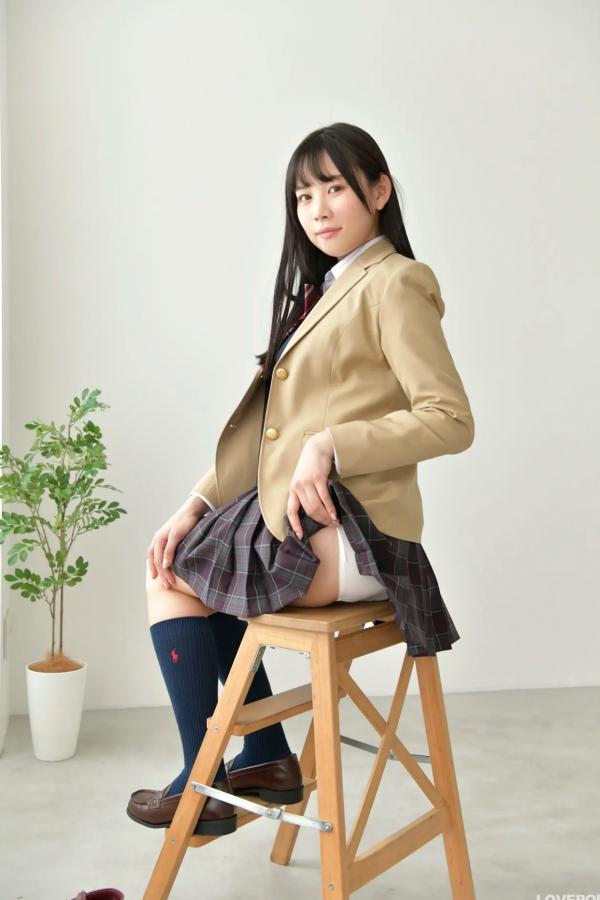    [LOVEPOP] Seina Shinomi 篠見星奈 Photoset 08 日系高中校服清纯制服写真第44张图片