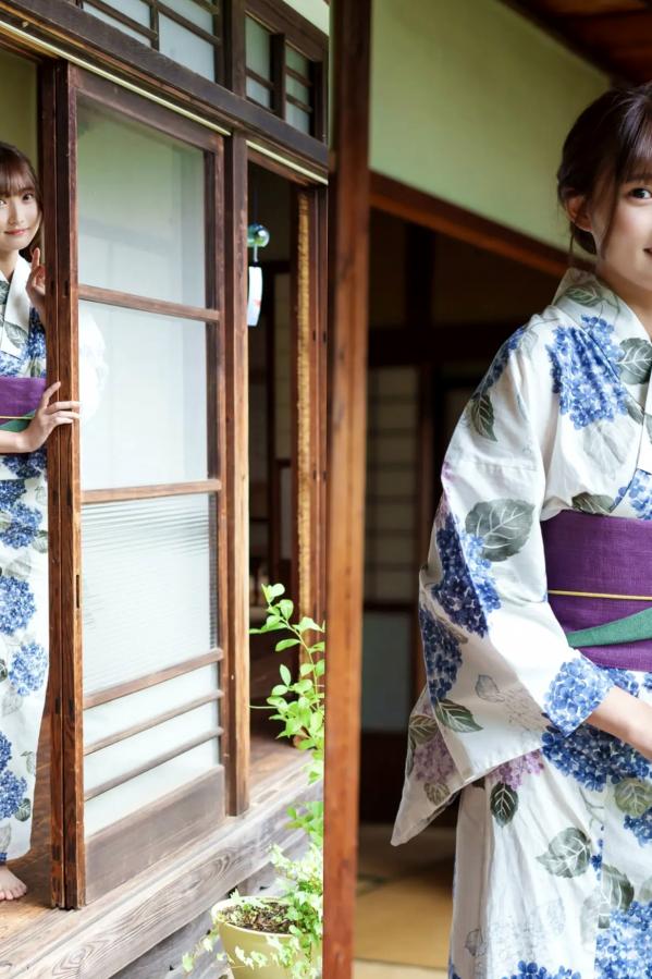   片岡未優《みゆの夏》日系和服清纯性感写真第2张图片