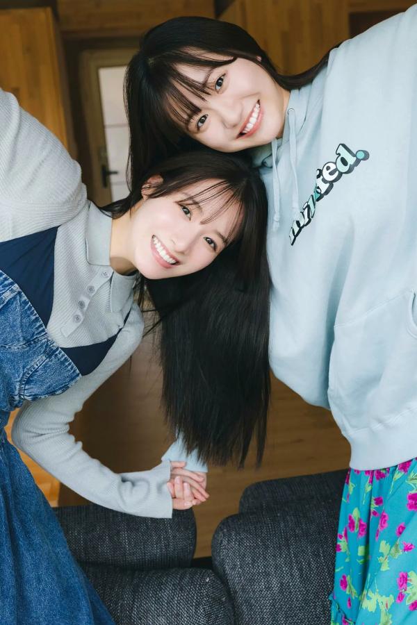   葉月くれあ x 永岡ゆきね - ヤンマガアザーっす！日系清纯美少女比基尼温泉写真第9张图片