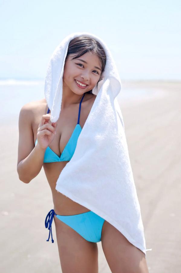  桑島海空 - ラスト?サマー?ビキニ：日系清纯女神海边比基尼与夏日和服写真第15张图片