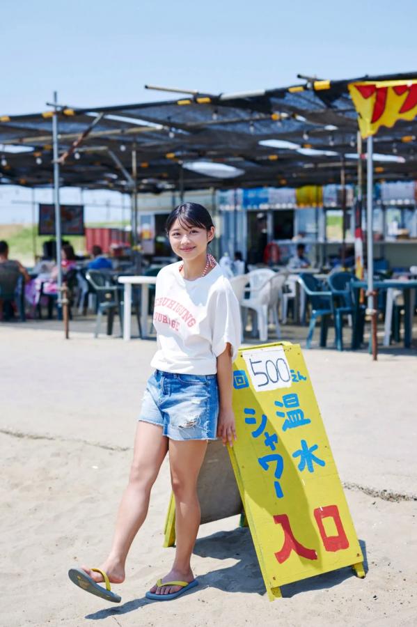   桑島海空 - ラスト?サマー?ビキニ：日系清纯女神海边比基尼与夏日和服写真第44张图片