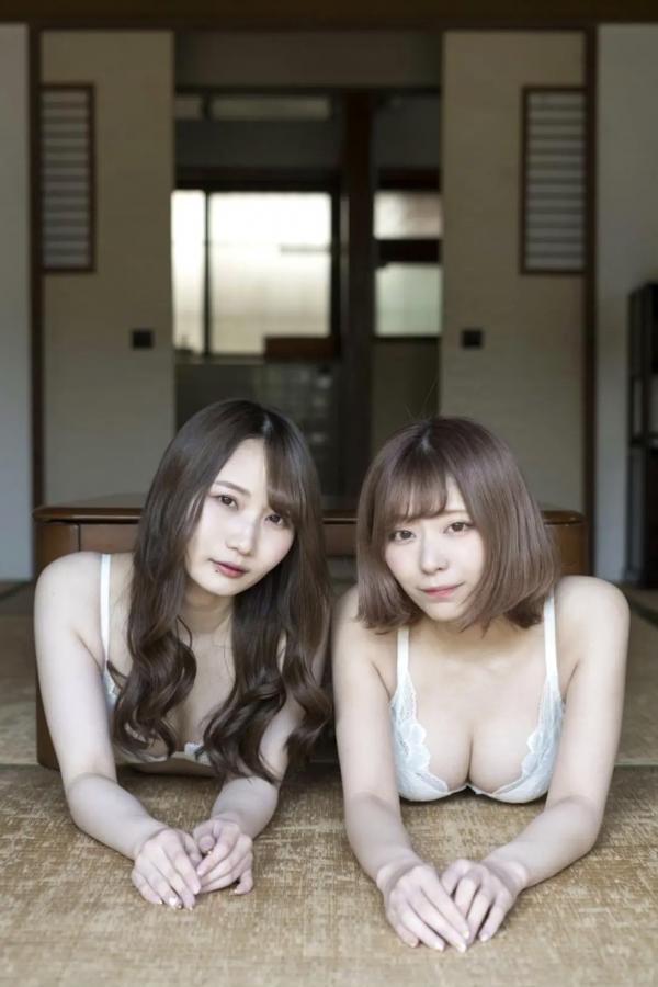 小日向愛 小日向結衣 小日向結衣 x 望月彩未 - ふたり暮らし 日系家居私房内衣写真第37张图片