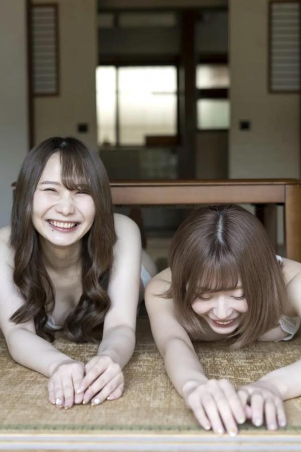小日向愛 小日向結衣 小日向結衣 x 望月彩未 - ふたり暮らし 日系家居私房内衣写真第38张图片