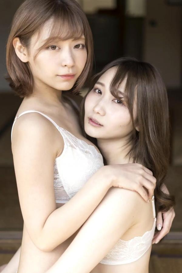 小日向愛 小日向結衣 小日向結衣 x 望月彩未 - ふたり暮らし 日系家居私房内衣写真第50张图片