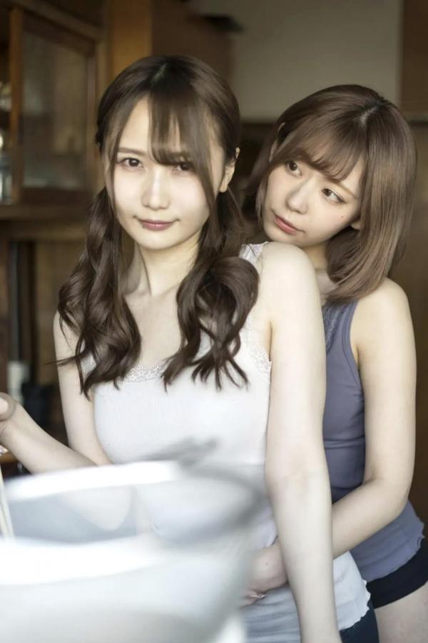 小日向愛 小日向結衣 小日向結衣 x 望月彩未 - ふたり暮らし 日系家居私房内衣写真第61张图片