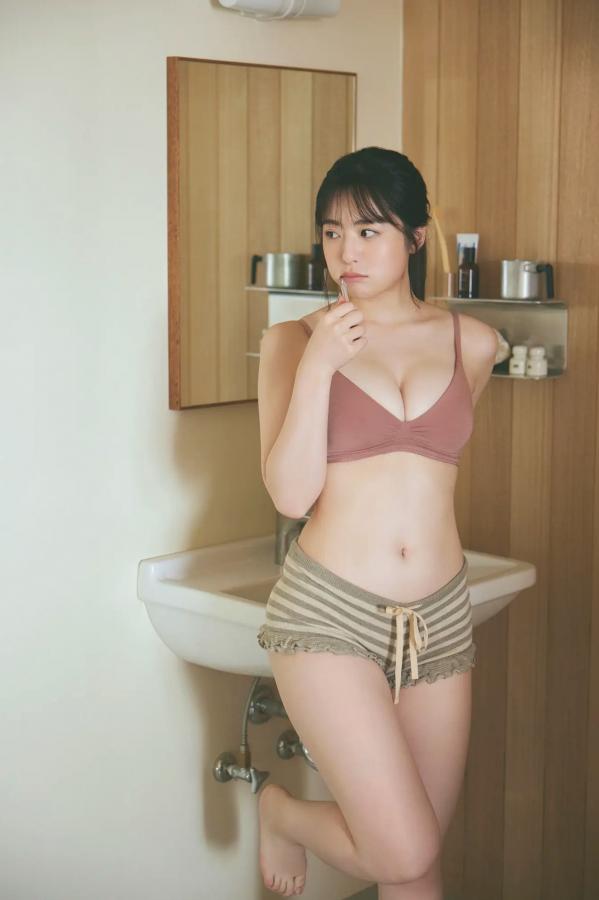   西野夢菜 - 透明感100% 日系清新家居内衣私房写真第46张图片