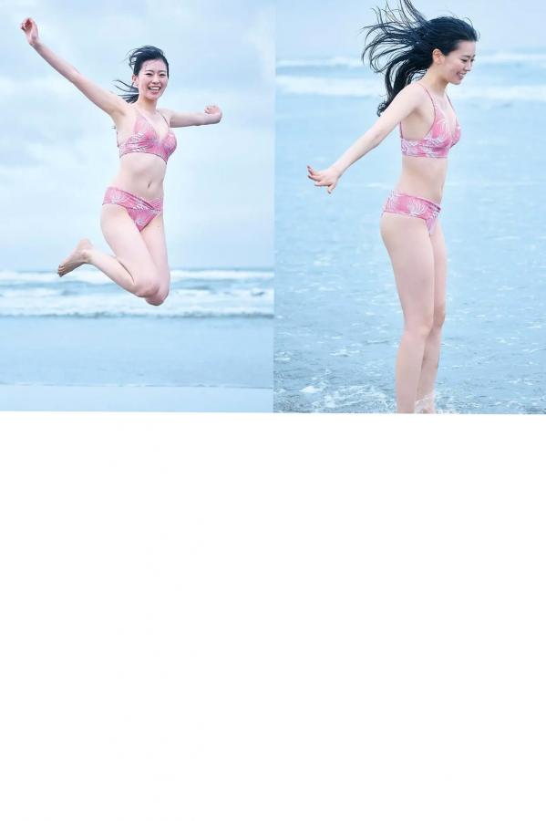   坂井仁香 - ひとかけら 户外泳池比基尼清新写真第35张图片