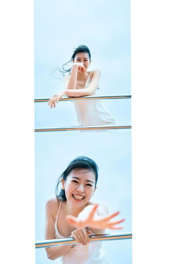   坂井仁香 - ひとかけら 户外泳池比基尼清新写真第44张图片
