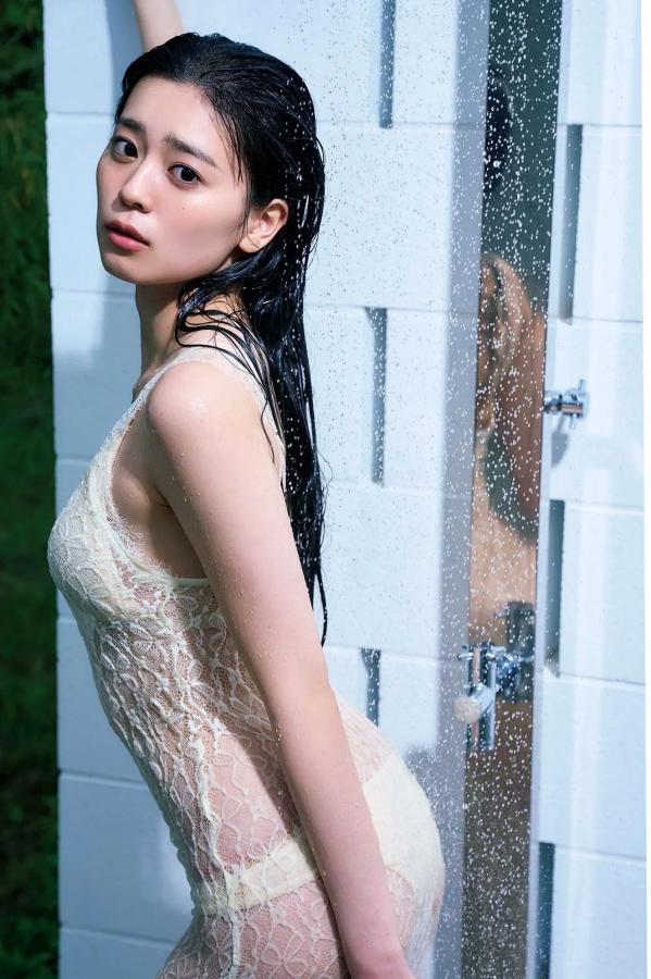   坂井仁香 - ひとかけら 户外泳池比基尼清新写真第47张图片