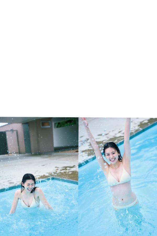   坂井仁香 - ひとかけら 户外泳池比基尼清新写真第55张图片