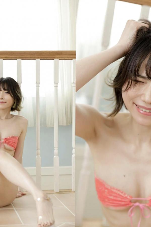   仁藤りさ - にとーが連れてくる夏：日系性感尤物粉色比基尼大尺度私房写真第50张图片