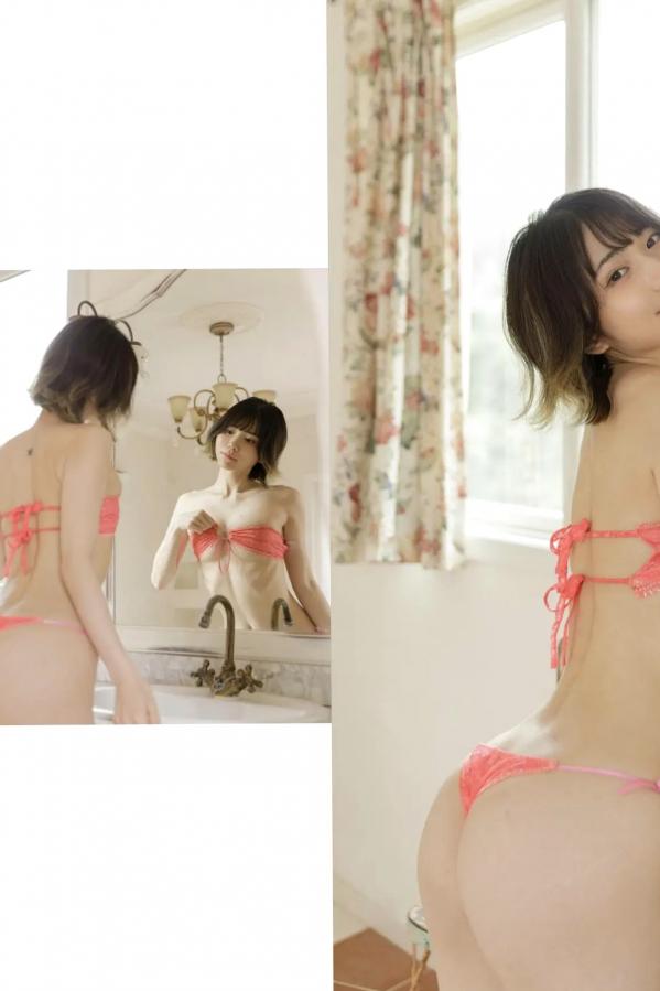   仁藤りさ - にとーが連れてくる夏：日系性感尤物粉色比基尼大尺度私房写真第53张图片