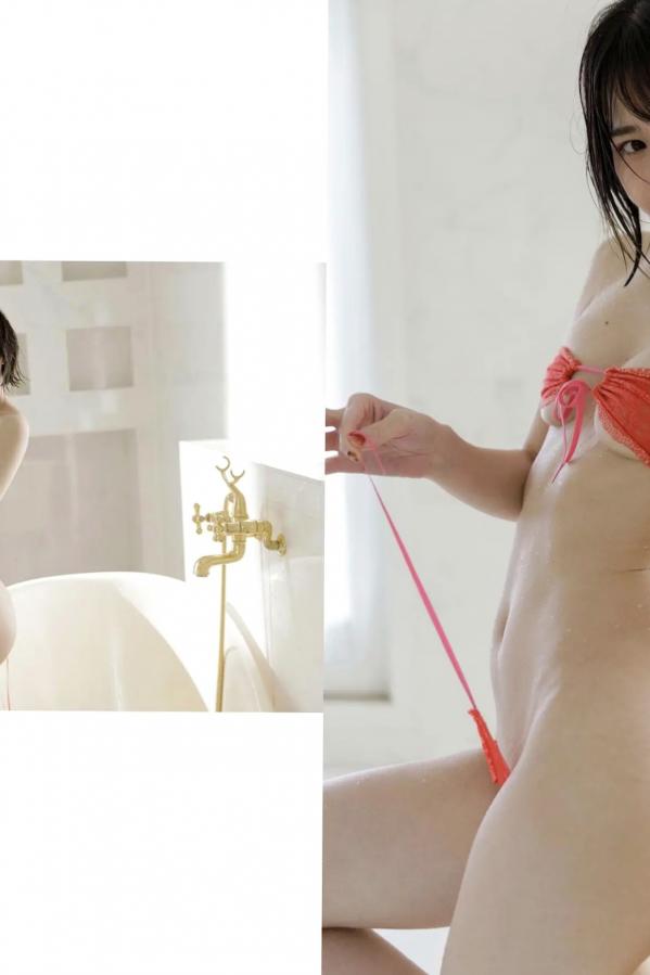   仁藤りさ - にとーが連れてくる夏：日系性感尤物粉色比基尼大尺度私房写真第77张图片