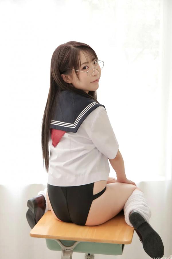   [LOVEPOP] Fureia ふれいあ Photoset 01 日系水手校服眼镜诱惑性感美臀写真第86张图片