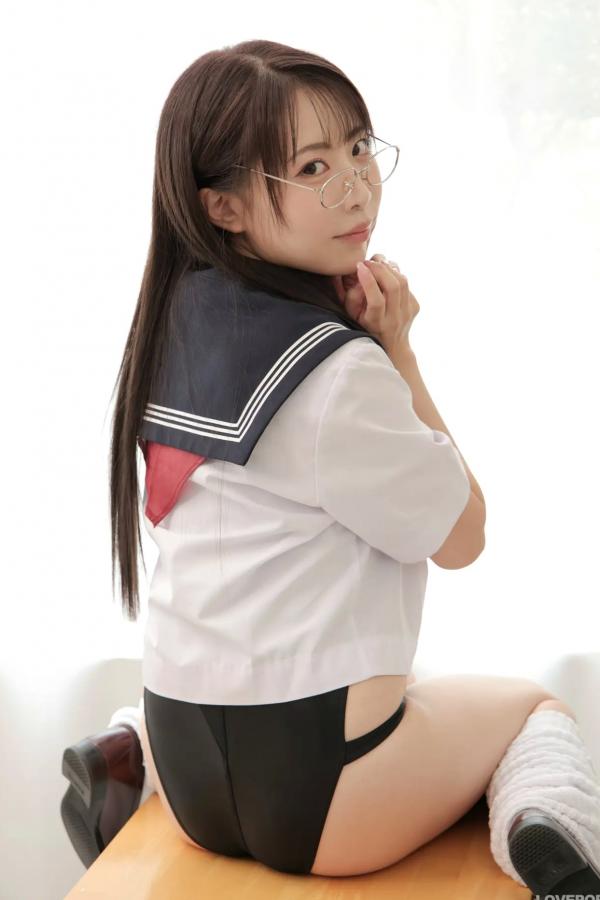   [LOVEPOP] Fureia ふれいあ Photoset 01 日系水手校服眼镜诱惑性感美臀写真第87张图片