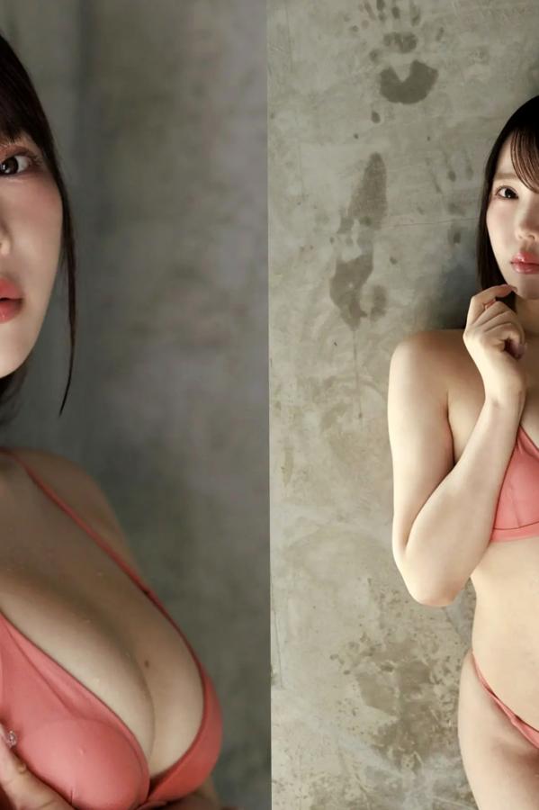   桃白美沙 - 多彩：红色连体衣诱惑与清纯户外性感写真第35张图片