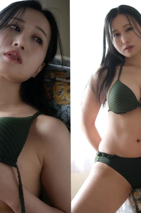   紬柊 - 夏の果 日本性感写真 浴室湿身与海边比基尼诱惑第22张图片