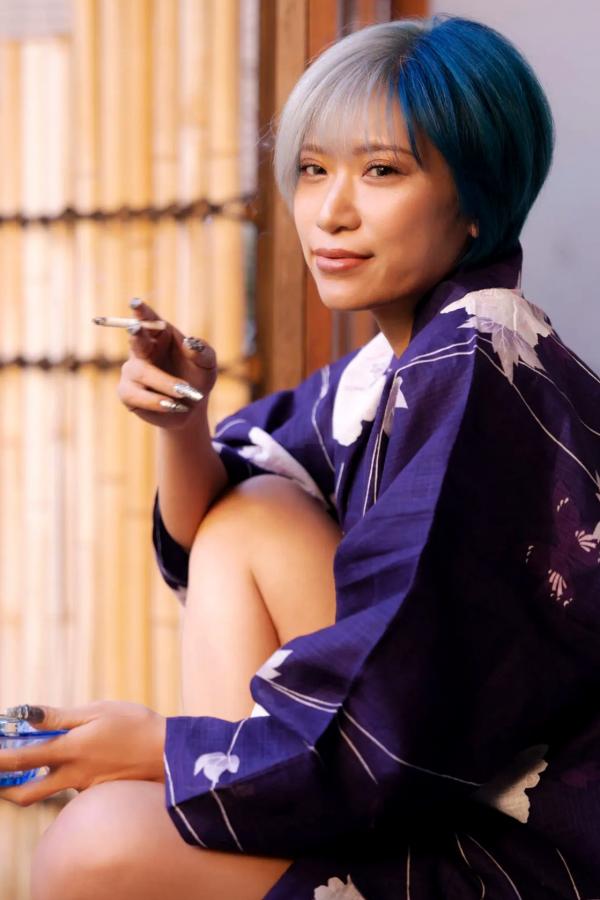  信子（ぱーてぃーちゃん）- 抱いて??? 日本性感艺人日式和服与私房内衣诱惑写真第53张图片
