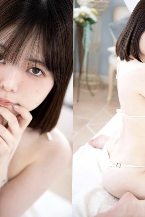   やなぎばころん - 桃の感触 日本清纯少女纯白比基尼家居私房写真第28张图片