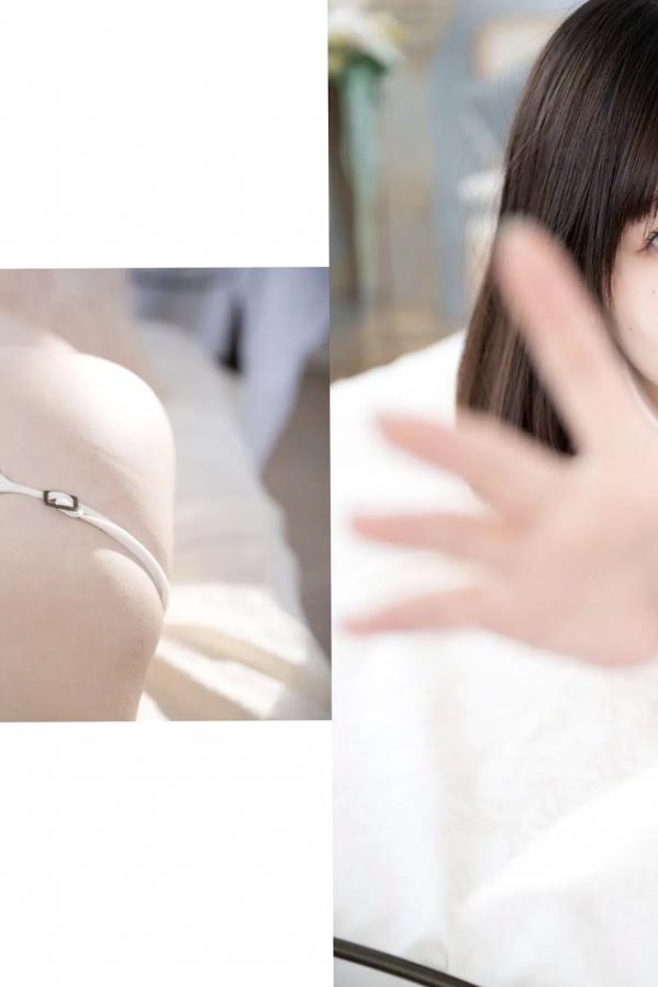   やなぎばころん - 桃の感触 日本清纯少女纯白比基尼家居私房写真第33张图片