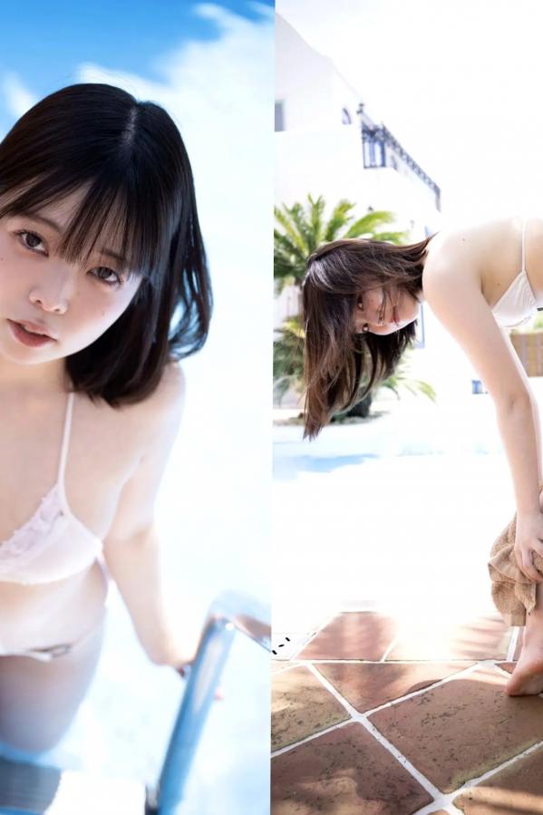   やなぎばころん - 桃の感触 日本清纯少女纯白比基尼家居私房写真第42张图片