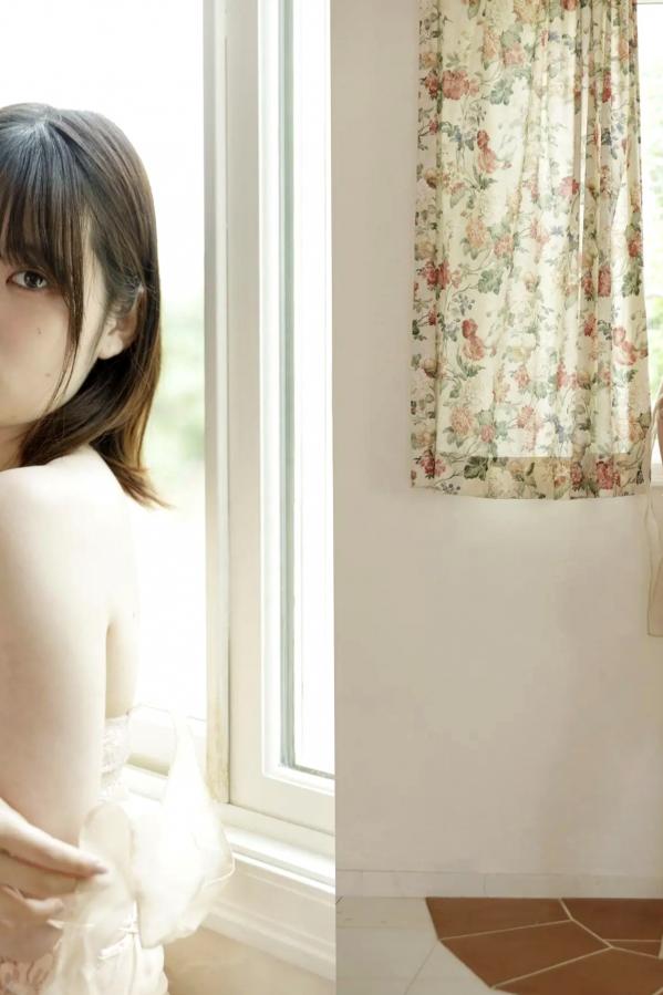   やなぎばころん - 桃の感触 日本清纯少女纯白比基尼家居私房写真第65张图片