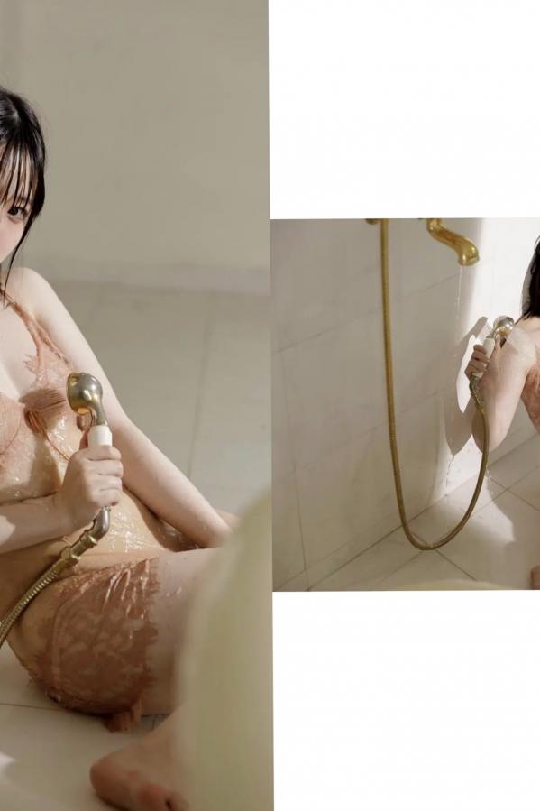   やなぎばころん - 桃の感触 日本清纯少女纯白比基尼家居私房写真第77张图片