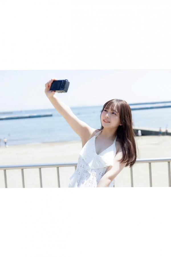   蓬莱舞《瑞々しい輝き》日本清纯美少女温泉沙滩比基尼写真第5张图片