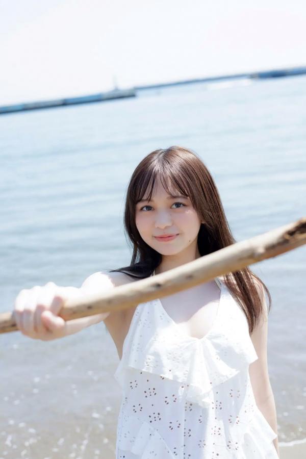   蓬莱舞《瑞々しい輝き》日本清纯美少女温泉沙滩比基尼写真第7张图片