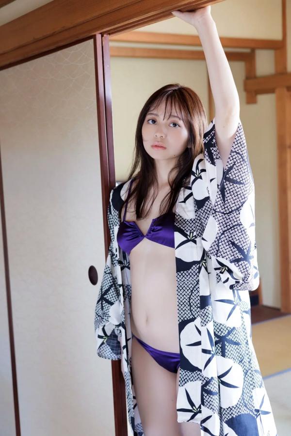   蓬莱舞《瑞々しい輝き》日本清纯美少女温泉沙滩比基尼写真第16张图片