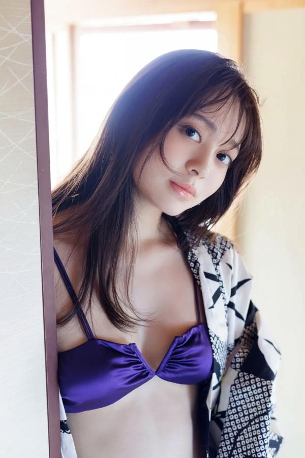   蓬莱舞《瑞々しい輝き》日本清纯美少女温泉沙滩比基尼写真第17张图片