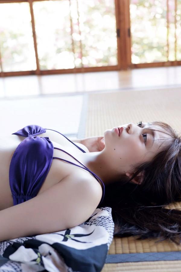   蓬莱舞《瑞々しい輝き》日本清纯美少女温泉沙滩比基尼写真第19张图片