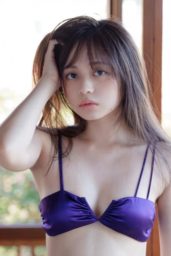   蓬莱舞《瑞々しい輝き》日本清纯美少女温泉沙滩比基尼写真第31张图片