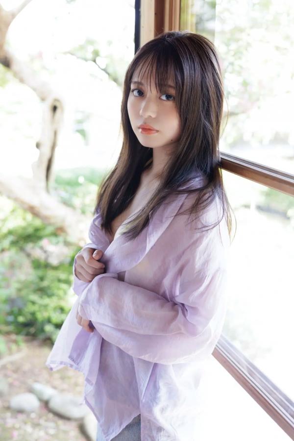   蓬莱舞《瑞々しい輝き》日本清纯美少女温泉沙滩比基尼写真第32张图片