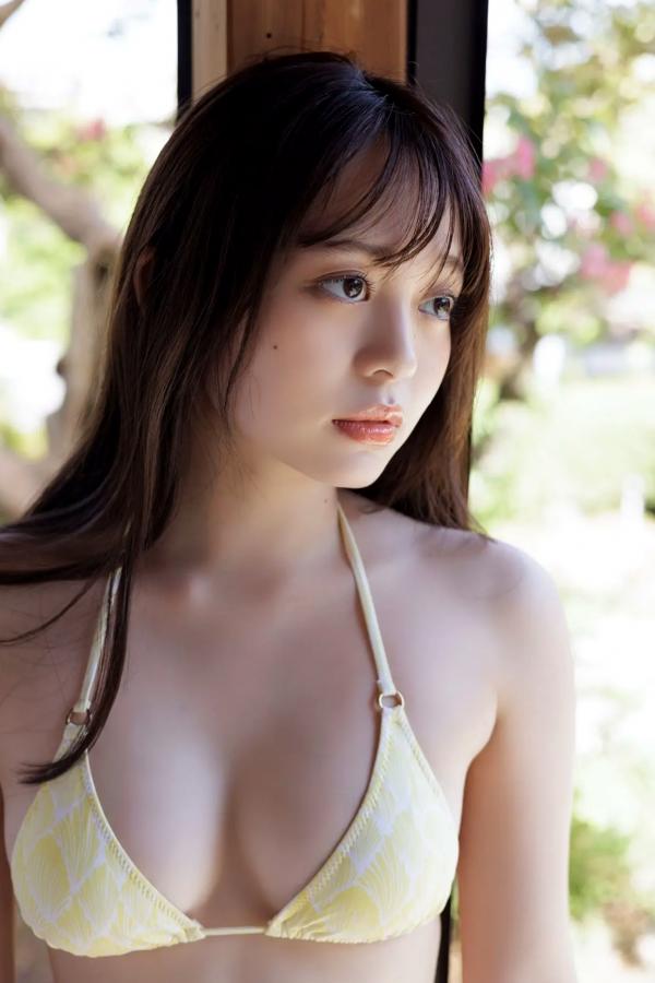   蓬莱舞《瑞々しい輝き》日本清纯美少女温泉沙滩比基尼写真第34张图片