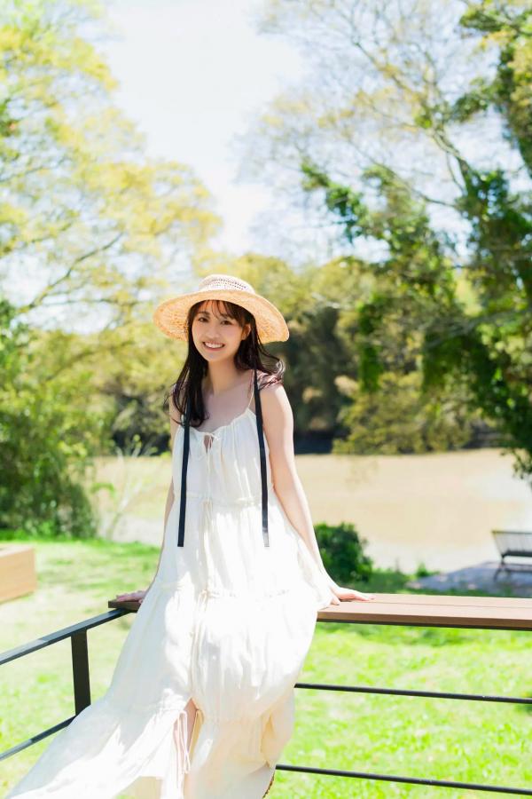   溝端葵 - 夏のはじめ 日本清新泳池比基尼写真 甜美性感美胸女神第2张图片