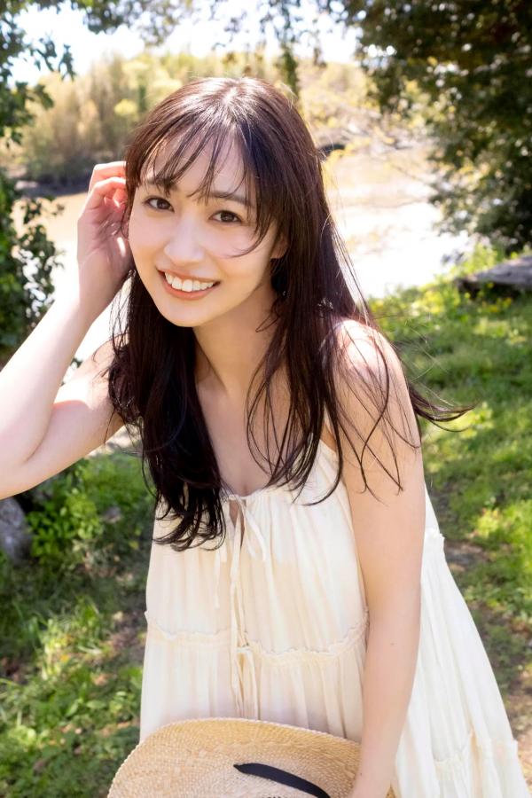   溝端葵 - 夏のはじめ 日本清新泳池比基尼写真 甜美性感美胸女神第7张图片