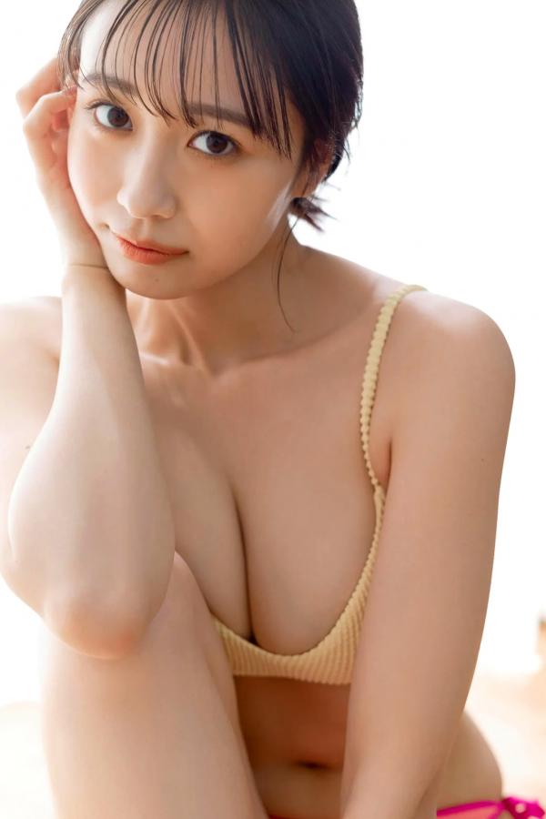   溝端葵 - 夏のはじめ 日本清新泳池比基尼写真 甜美性感美胸女神第30张图片
