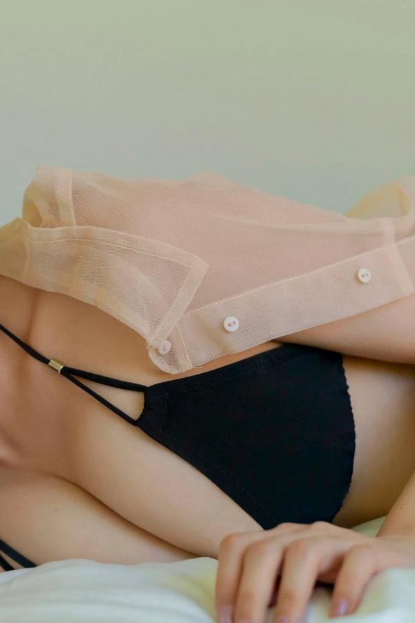   溝端葵 - 夏のはじめ 日本清新泳池比基尼写真 甜美性感美胸女神第34张图片