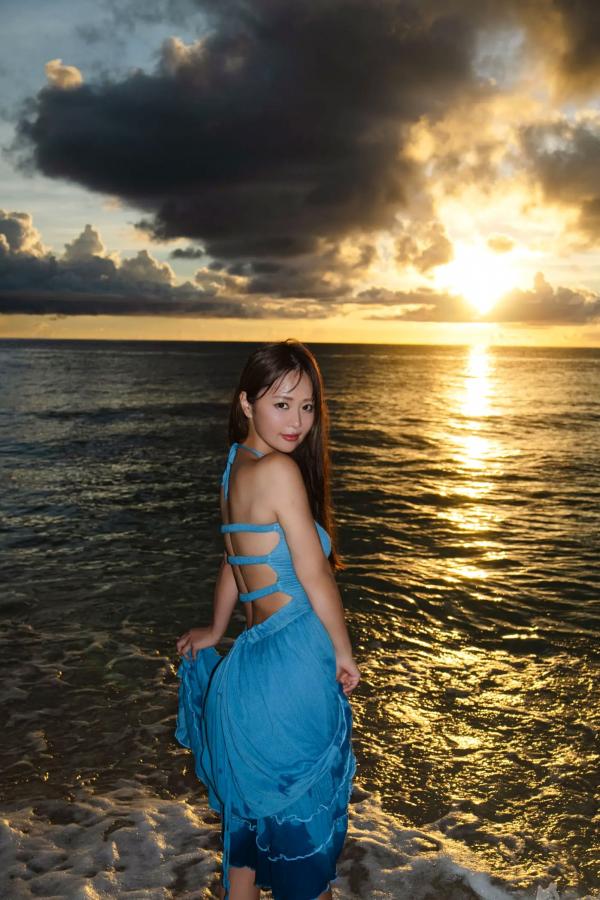    井口裕香 - 恋する沖縄。日本声优冲绳户外湿身性感比基尼写真第72张图片