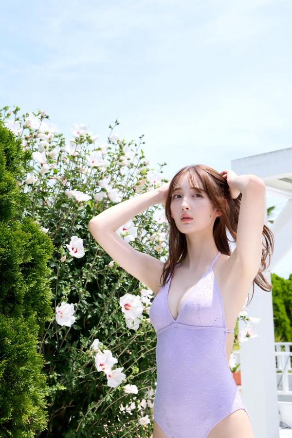   菜那セシル - 海辺の宝石 日系清新夏日泳池比基尼写真第3张图片