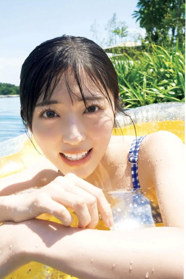   佐藤綺星《天使の反射角度》泳池比基尼清纯私房写真第98张图片