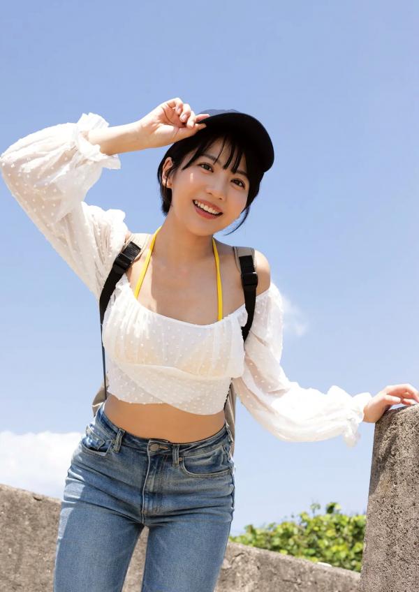    佐々木萌香 - いちばん。日系户外清新与湿身性感写真第9张图片