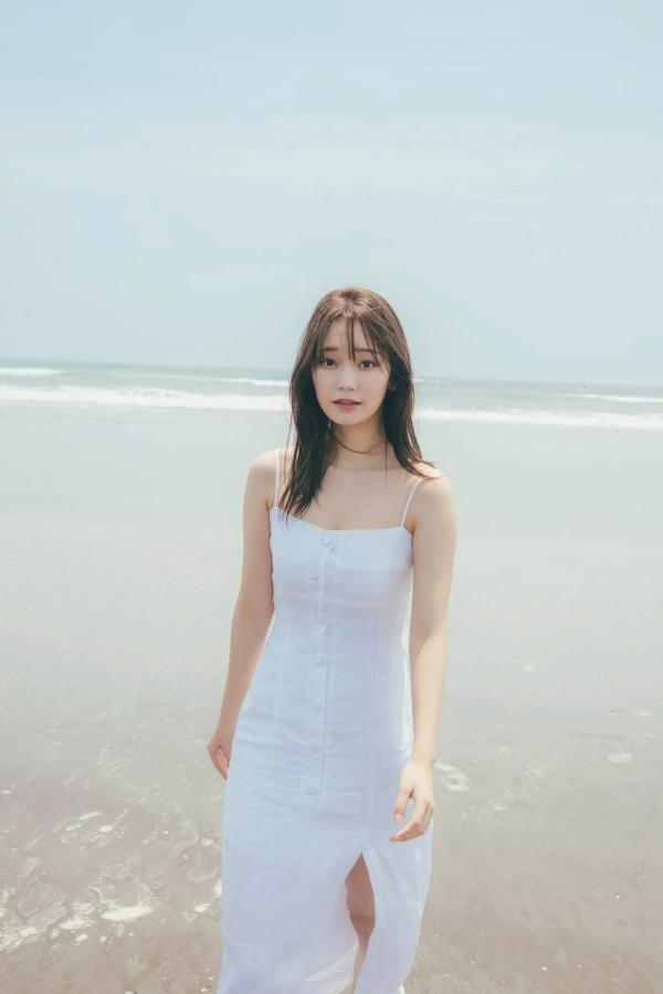    青戸しの - WHITE and??? 泳池蓝色比基尼清新甜美写真第47张图片