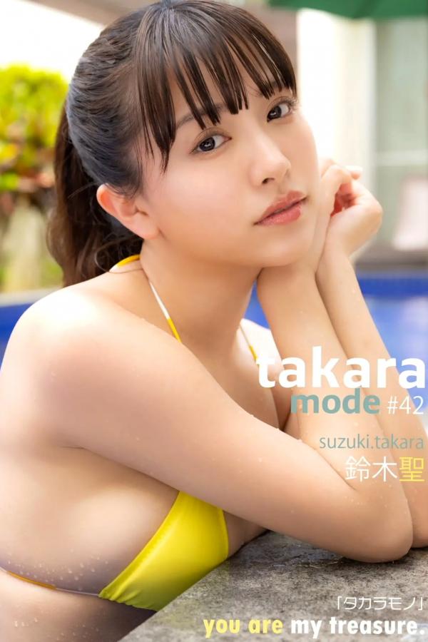    鈴木聖 - TAKARA MODE タカラモノ 清纯性感泳池比基尼与家居写真第3张图片