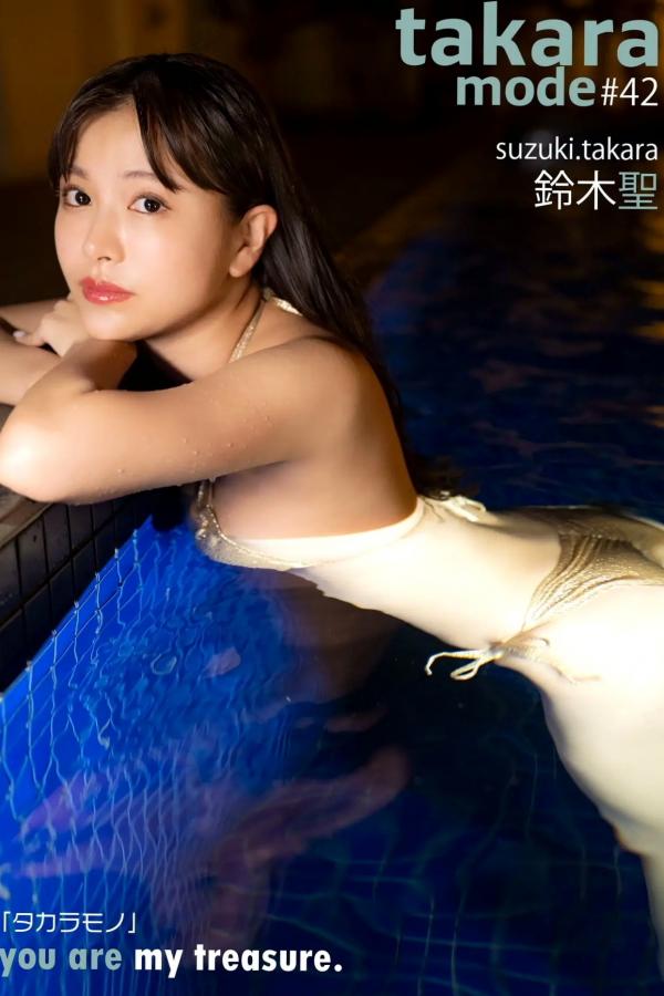    鈴木聖 - TAKARA MODE タカラモノ 清纯性感泳池比基尼与家居写真第13张图片
