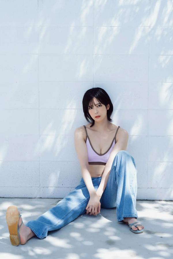    北原沙弥香 - 清纯性感泳池比基尼与湿身美腿写真第15张图片