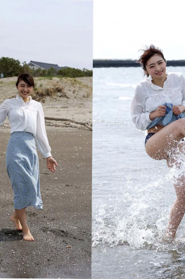   三岳ゆうな - 潮騒が聞こえる場所 性感内衣与清新户外私房写真第11张图片